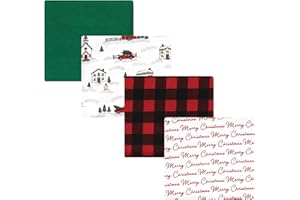 Luvable Friends Little Treasure Flannel Receiving Blankets 4pk