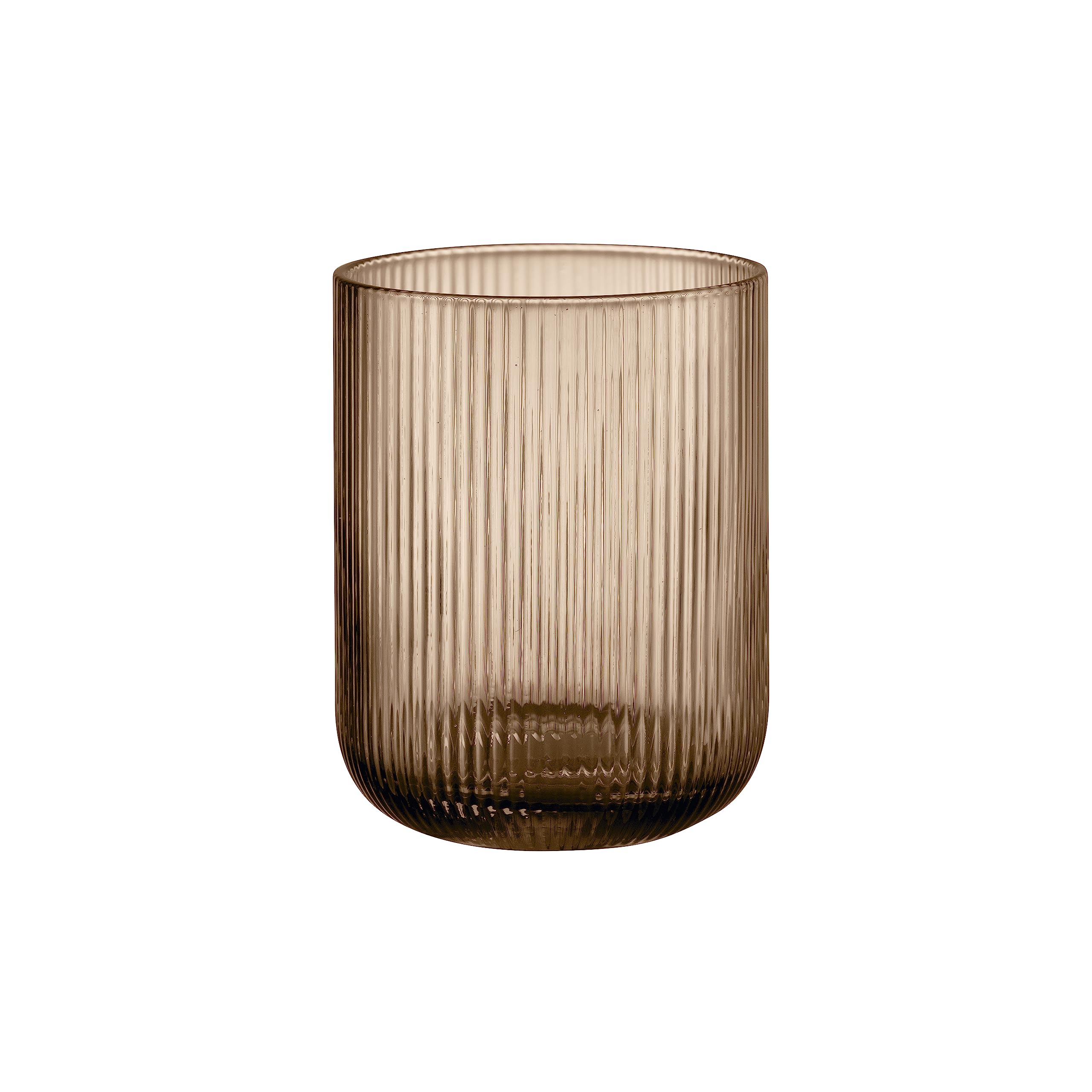 blomus -VEN 66251 Lantern Size S, Warm Brown Tone, Elegant Eye-Catcher as a Lantern or Vase, Colour Coffee