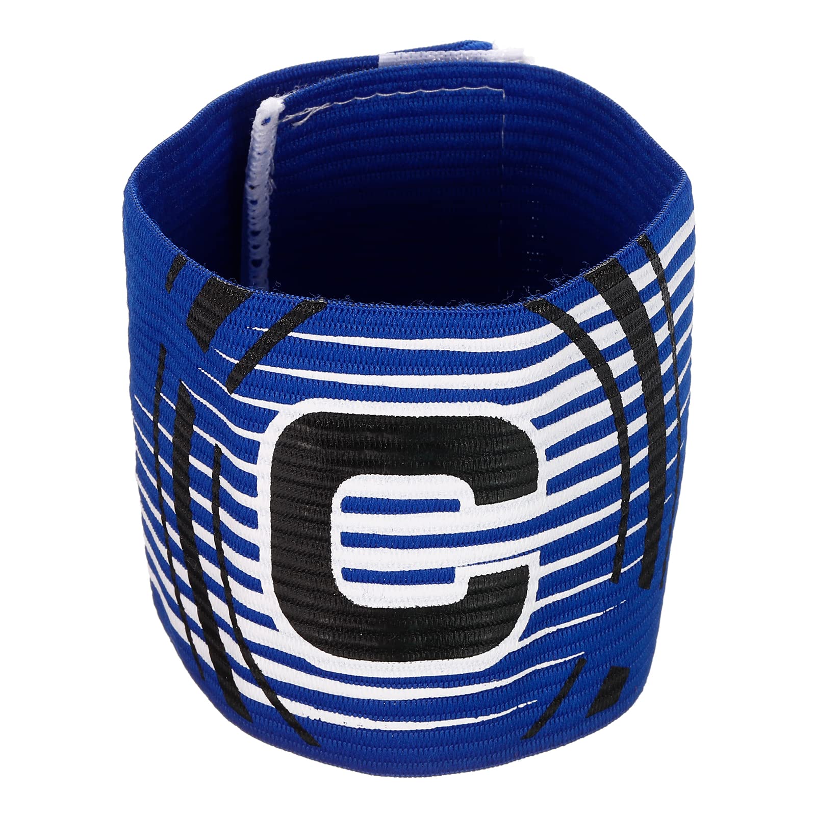 PATIKIL Captain's Armband, Letter C Elastic Arm Band for Soccer Team Training, Blue