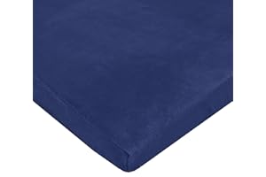 American Baby Company Heavenly Soft Chenille Fitted Pack N Play Playard Sheet 27" x 39", Warm and Cozy Chenille Pack and Play Sheet, Navy, for Boys and Girls, Fits Most Mini Crib Mattresses
