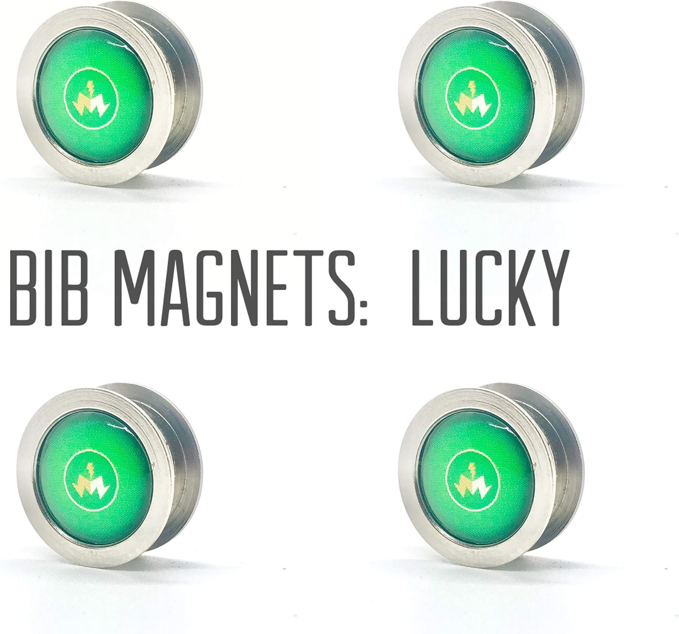 Bib Magnets. Premium Magnetic Race bib Holders to Ditch Safety pins and Protect Expensive Race Clothing, with no Plastic.