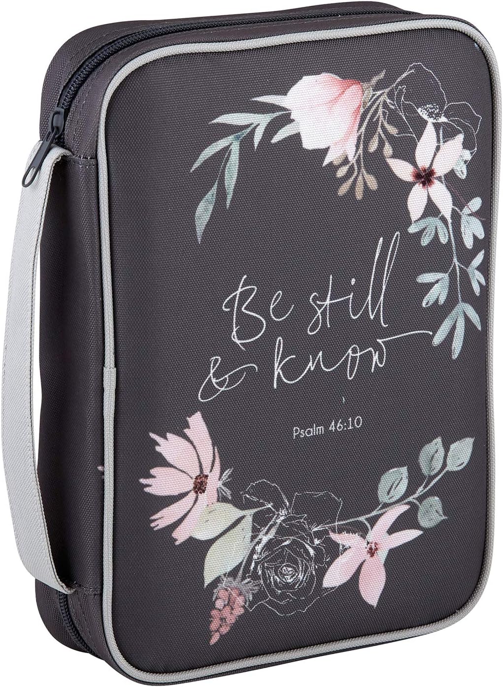 Creative Brands Natural Blessings Canvas Bible Cover, 7 x 10-Inch, Be Still & Know