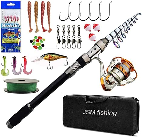 amazon surf fishing rod and reel combo