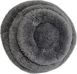 Fhodigogo Plush Donut Dog Cat Bed Anti-Slipbottom Small Pet Bed 43x43x12 cm view 7