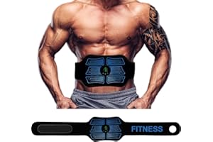 NEWEYI ABS Stimulator, Muscle Toner, Portable Ab Stimulator for Abdomen Train, USB Rechargeable Muscle Trainer for Men and Woman