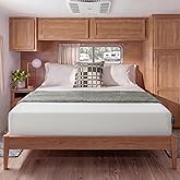 Zinus Green Tea Memory Foam Mattress 8 Inch, Pressure-Relieving Comfort & Full-Body Support, Naturally Fresh, Medium Firm Fee