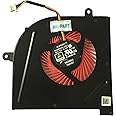 HK-Part CPU Cooling Fan Replacement for MSI GS63VR & GS73VR Series, 4-Pin DC 5V 0.5A, Compatible with GS63VR 6RF, 7RF, Stealth Pro, MS-16K2, MS-17B1, Includes Thermal Paste