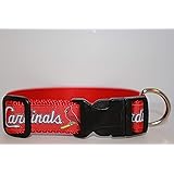 leather baseball dog collar
