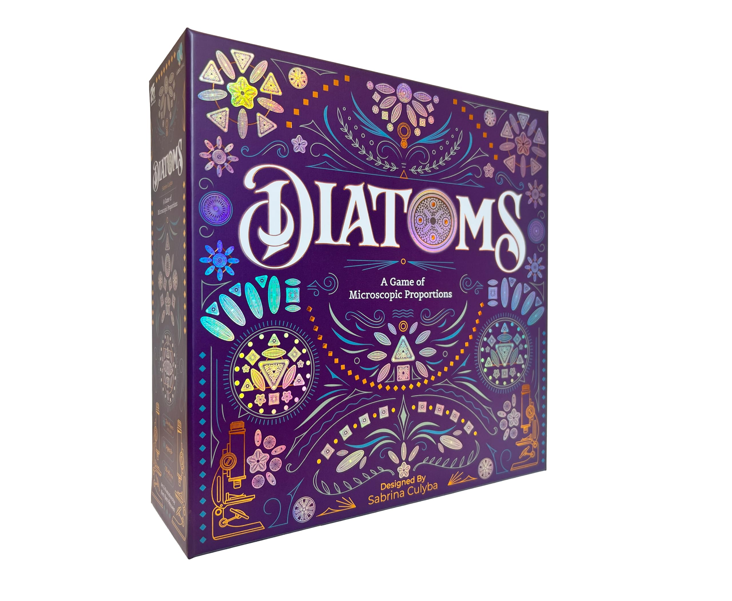 Photo 1 of 25th Century Games Diatoms Board Game – Artistic Tile Placement Strategy Game for 1–4 Players - Create Stunning Mosaics from Algae - Mensa Select Award Winner - Family & Solo Play