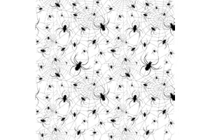SANBAO STUDIO Underglaze Transfers, Ceramic Decals - Spider Web (19 x 13 inch) (Black)