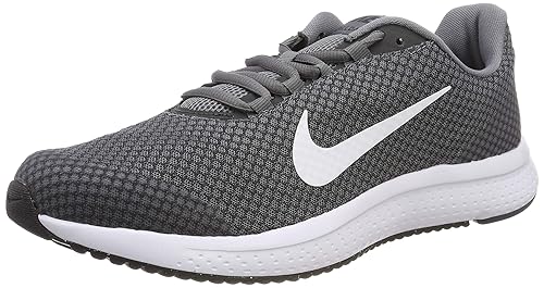 black and grey nike running shoes