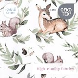 Baby Comfort 2-Piece Toddler Duvet & Pillow Set Forest 120x90 cm 100% Cotton view 5
