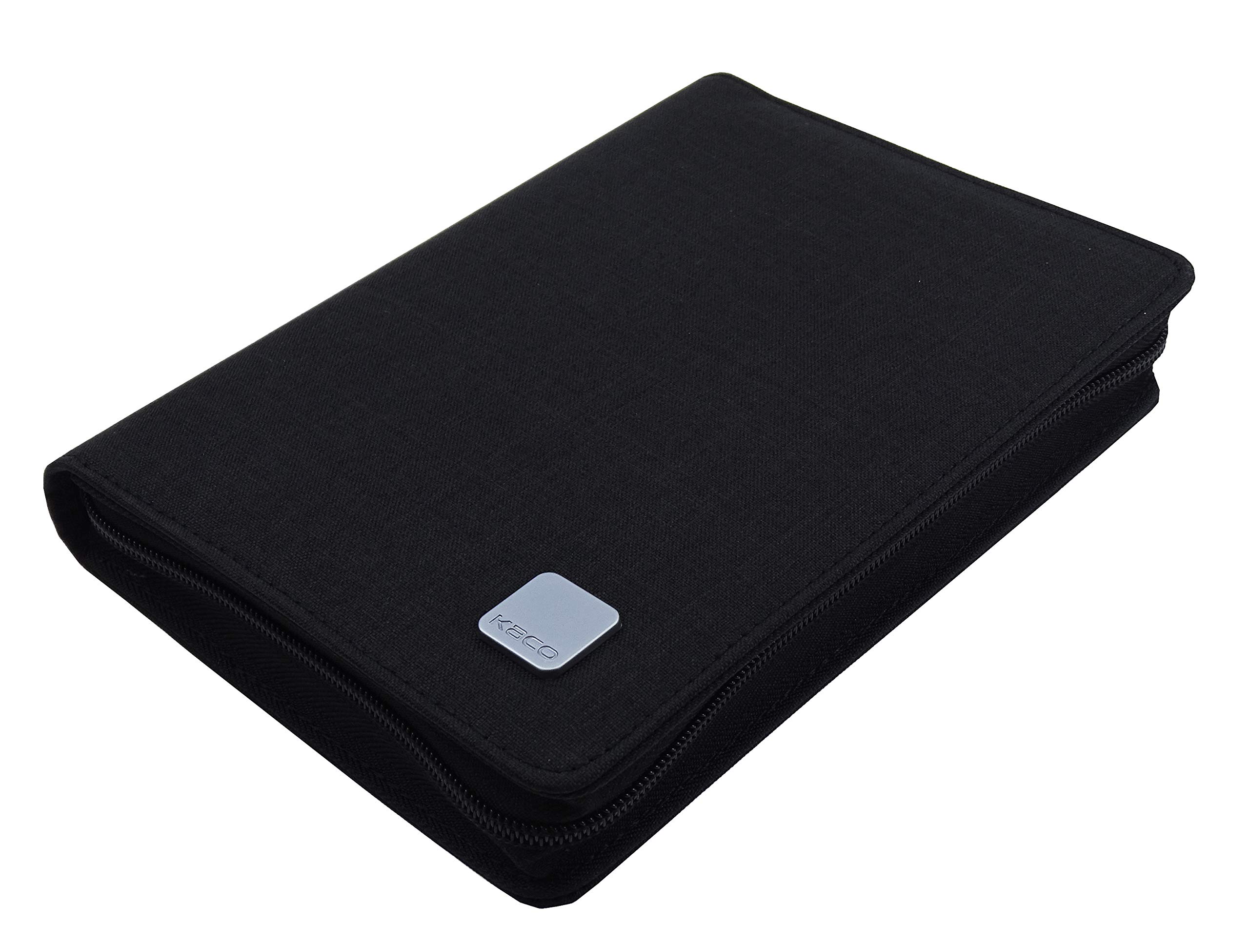 erofa KACO Fountain Pen Pouch Pen Case Bag Business Style for 10 Pen Black Waterproof