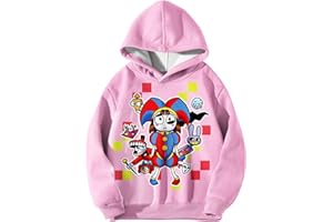 NOTLY The Amazing Circus Girls Costume Hoodie Toddler Game Cartoon Cosplay Sweatshirt Party Outfit