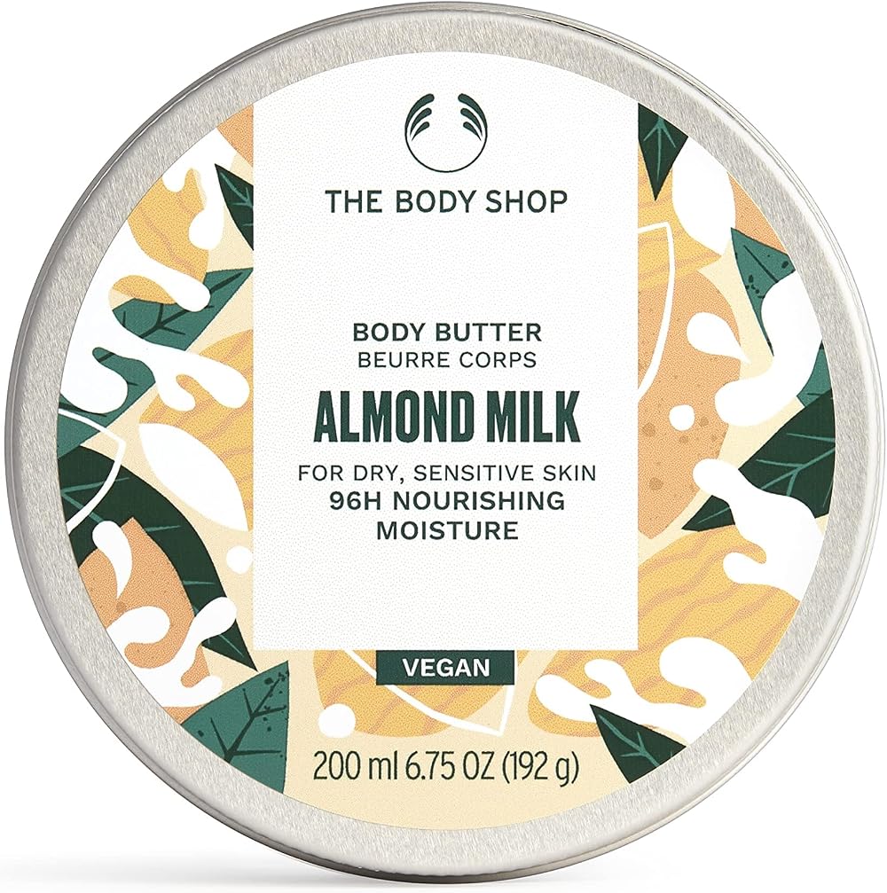 The Body Shop Almond Milk Body Butter 200ml Vegan Shea Body Cream
