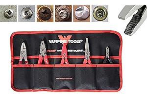 Vampire Professional Tools International VAMPLIERS. World's Best Pliers! 5-PC SET S5BP Specialty Screw Extractions Pliers. Ex