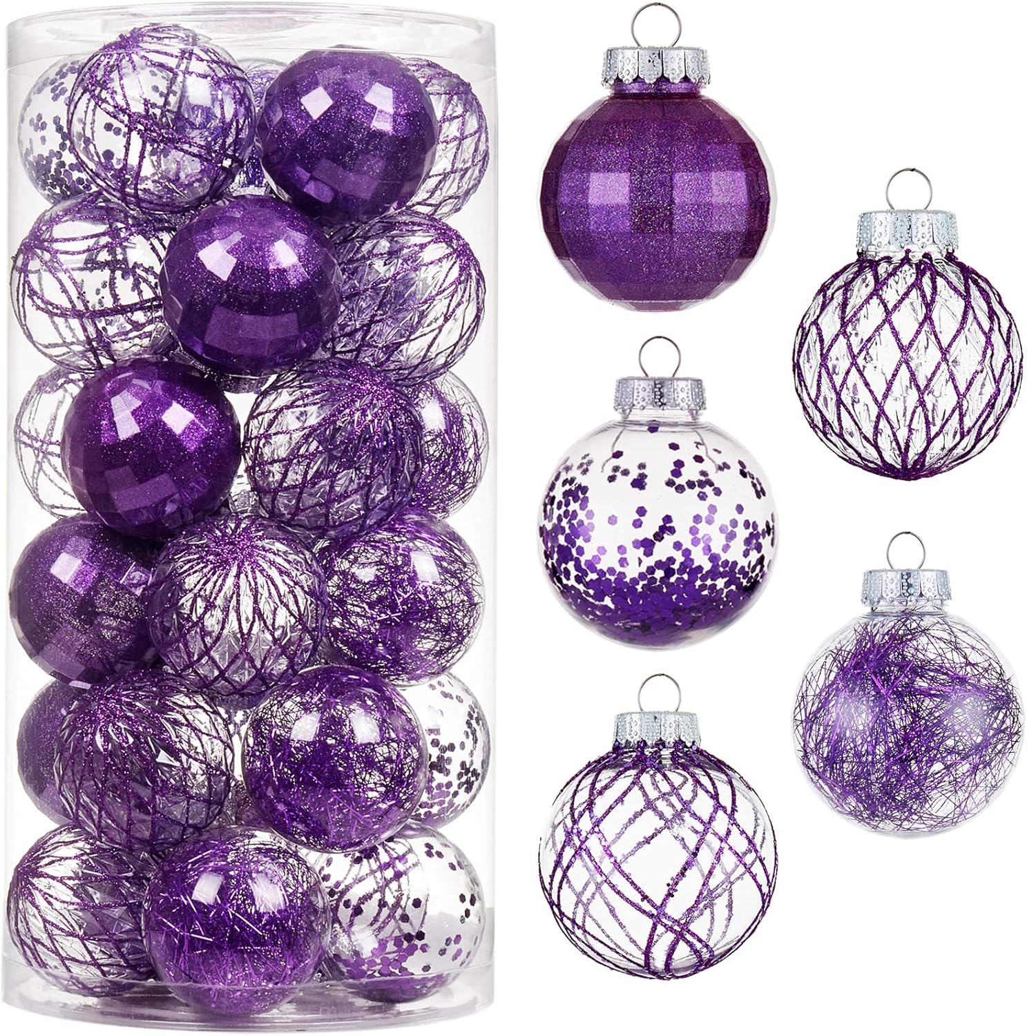 Ornaments - 30ct Christmas Ball Ornaments-60mm/2.36