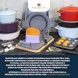 MasterClass KitchenCraft 28cm Glass Saucepan Lid with Steel Rim view 7