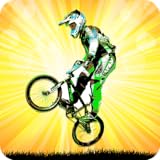 Uphill Bicycle Rider BMX Race