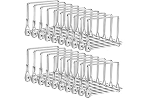 Worldity 20 Pcs Trailer Hitch Pin, Square Coupler Pin 3/8 x 4 Inch, Safety Shaft Locking Hitch Pin, Carbon Steel Trailer Coup