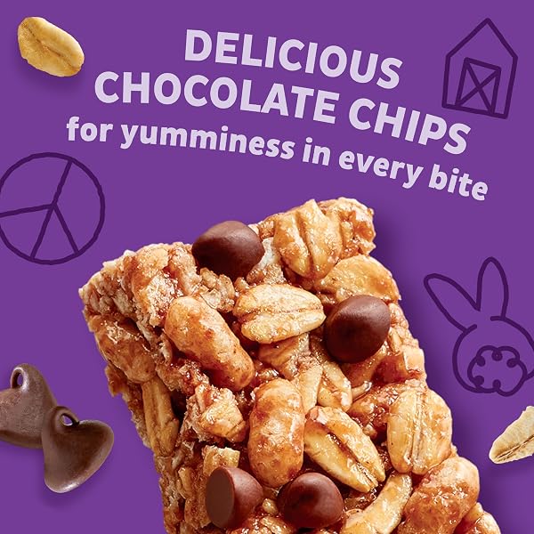 ANNIE’S GLUTEN FREE CHEWY GRANOLA BARS, DOUBLE CHOCOLATE CHIP, 5 BARS, 4.9 OZ