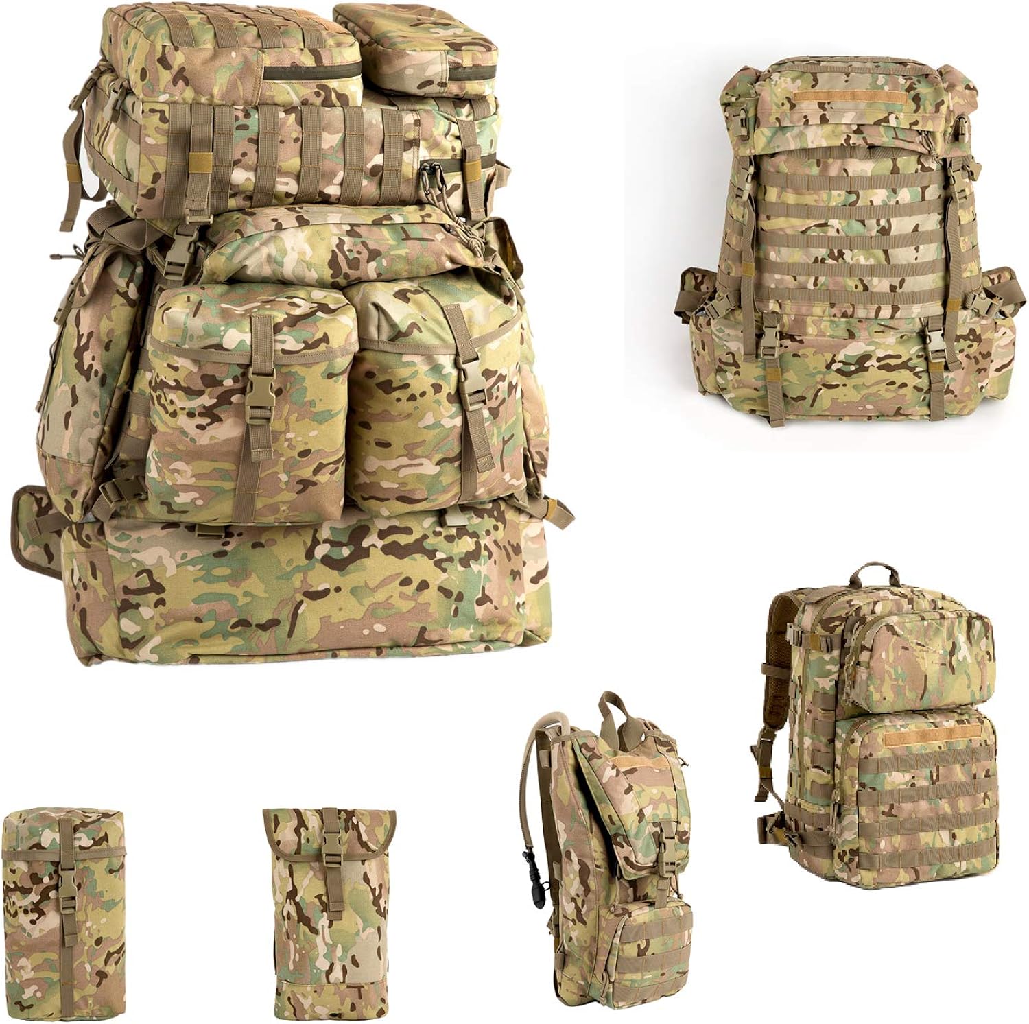 military rucksack with frame