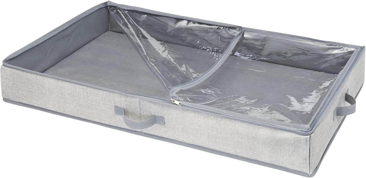 InterDesign Aldo Under Bed Storage Box, Grey Amazon.co.uk Kitchen & Home