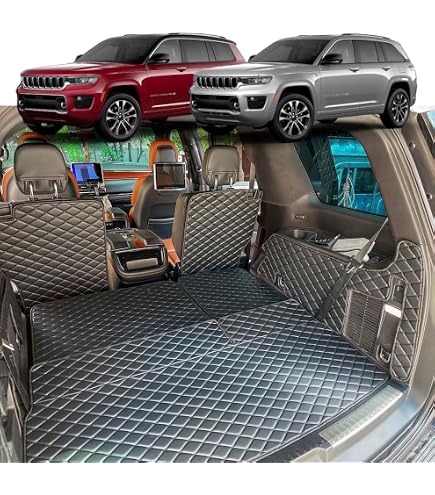 Premium Cargo Liner For Jeep Grand Cherokee 5-Seat (2022-2025) - 3D Shaped, TPE Material, Black - View #6
