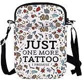 WCGXKO Tattoo Lover Gift Tattoo Artists Gift Just One More Tattoo I Promise Crossbody Purses Bag Messenger Bag (MORE TATTOO CR)