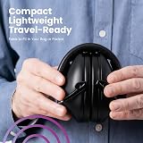 Sensory Direct Ear Defenders Black Noise Cancelling Headphones 27 dB SNR view 4