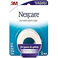 Nexcare Durapore Durable Cloth Tape, 1 Inch x 10 Yards, 1 Roll, Strong Adhesive First Aid Medical Tape, Breathable, Latex-Free, Hypoallergenic