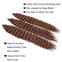 Curly Crochet Hair 30 Inch Curly Braiding Hair 3