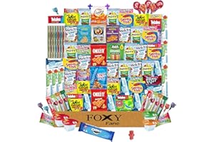 Foxy Fane 100-Count Holiday Snack Box – Variety Pack of 100 Snacks & Treats for Easter, Mother’s Day, Cinco de Mayo, Father’s Day & Christmas – Great Gift for Family, Friends & Office
