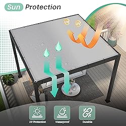 SunnyRoyal 16'x22' Waterproof Sun Shade Sail