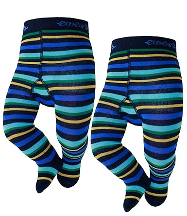 EveryKid Ewers 1er oder 2er Pack Babystrumpfhose Jungenstrumpfhose Strumpfhose Thermostrumpfhose Markenstrumpfhose geringelt 
