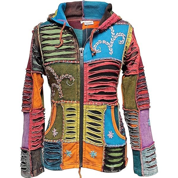 Amazon.com: Shopoholic Fashion Slashed Patchwork Hippie