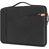 DOMISO 17 inch Laptop Sleeve Protective Case Cover Compatible with 17-17.3 inch HP Dell ASUS Lenovo Chromebook,Waterproof Computer Cases Bag with Handle,Black