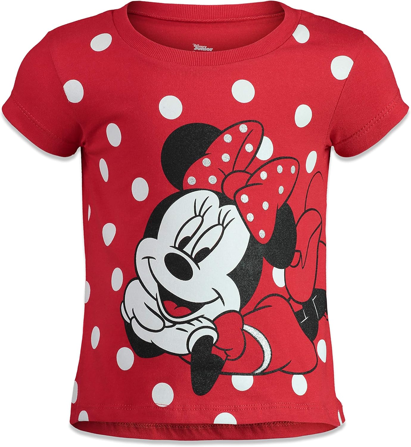 Disney Minnie Mouse 4 Pack Short Sleeve Graphic T-Shirt: Clothing