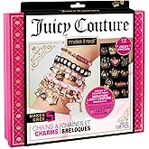Make It Real: Juicy Coture Chains & Charms, DIY Bracelet Kit, Includes 12 Juicy Coture Charms, Makes Up to 5 Bracelets, Helps Young Girls Develop Fine Motor & Visual Skills, for Ages 8 and up