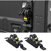 Maxzina Retractable Ratchet Straps for 2020-2026 Jeep Gladiator JT (2PCS) | Retracting Straps Auto Retract Securing Strap Tie Down System for 2025 Gladiator Accessories