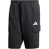Adidas Mens Essentials Feel Cozy Fleece 10-inch Cargo Shorts