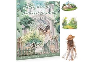 Uideyvi Spring Theme Sticker Scrapbooking Supplies for Junk Journal, 20 Sheets PET Stickers - Vintage Journaling Stickers, Ephemera Sticker Book Pre Cut(TZ-006-004)