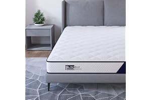BedStory Twin Mattress 6 Inch, Foam & Spring Mattress Twin Size, Pressure Relief Single Bed in a Box, CertiPUR-US Certified