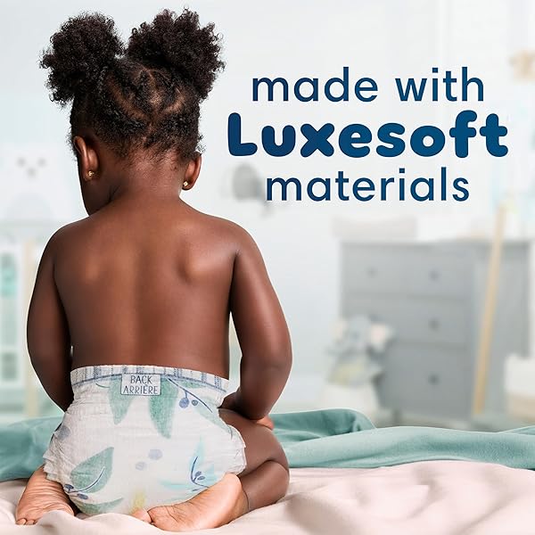PAMPERS PURE BABY DIAPERS, SIZE 1 (8-14 LBS), 82, UP TO 100% LEAKPROOF, PREMIUM HYPOALLERGENIC SOFT DIAPERS