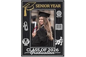 Class of 2026 Graduation Picture Frame 4x6 - High School Graduation Gifts for Her Him Boys Girls - College Grad Gifts for Wom