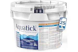 POOLACC Pro-Grade Chlorine Pool Shock, 68% Cal-Hypo Granular Sanitizer, Prevents Bacteria & Algae, Restores Crystal Clear Water - Shock Treatment, Swimming Pool Chemical - 25Lb