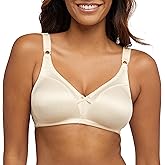 Bali Women's Double Support Wireless Bra, Comfortsoft Full-coverage Wirefree Bra, Df3820