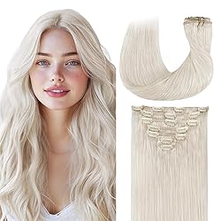 GOO GOO Clip in Hair Extensions Real Human