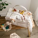PUTSKA Baby Nappy Caddy Organizer Extra Large Mocha 41x25x18 cm view 2