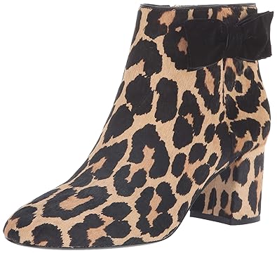 kate spade leopard booties